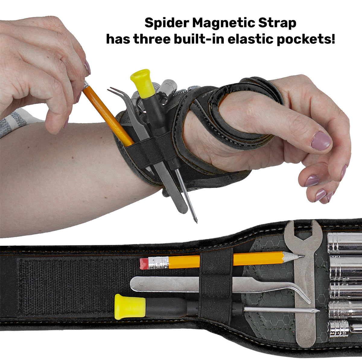 5045TH: Magnetic Wrist Wrap (BLACK)