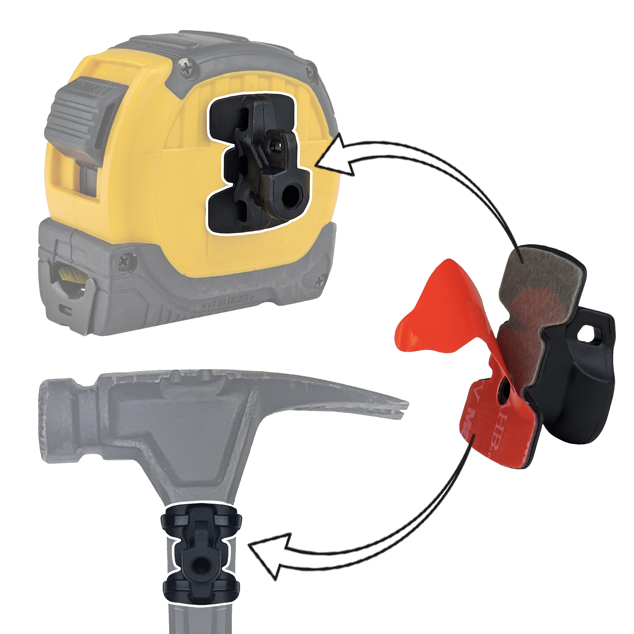 5605TH: Pro Tape Measure + Hammer Tab