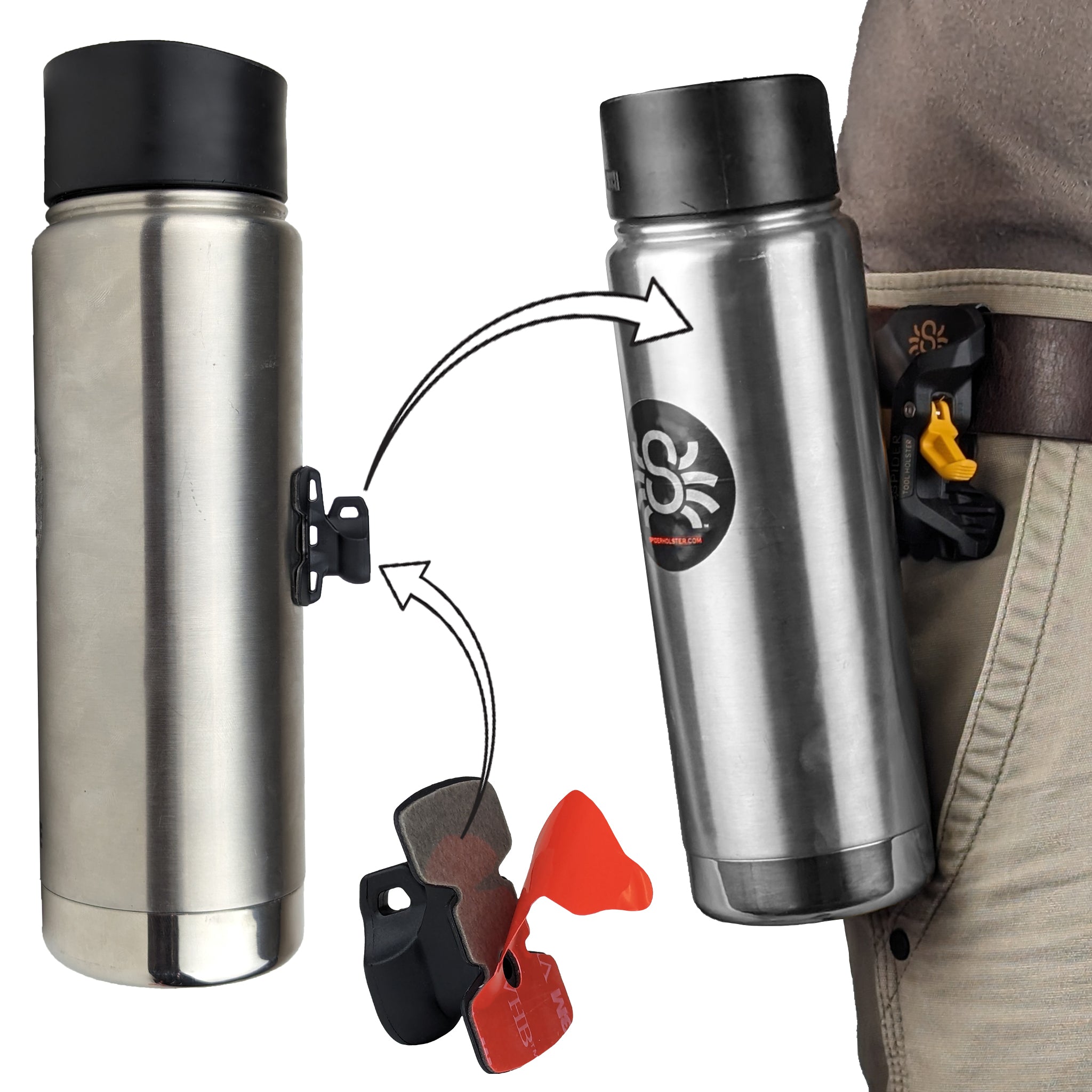 5160TH: Pro Tape Measure + Hammer Holster Kit