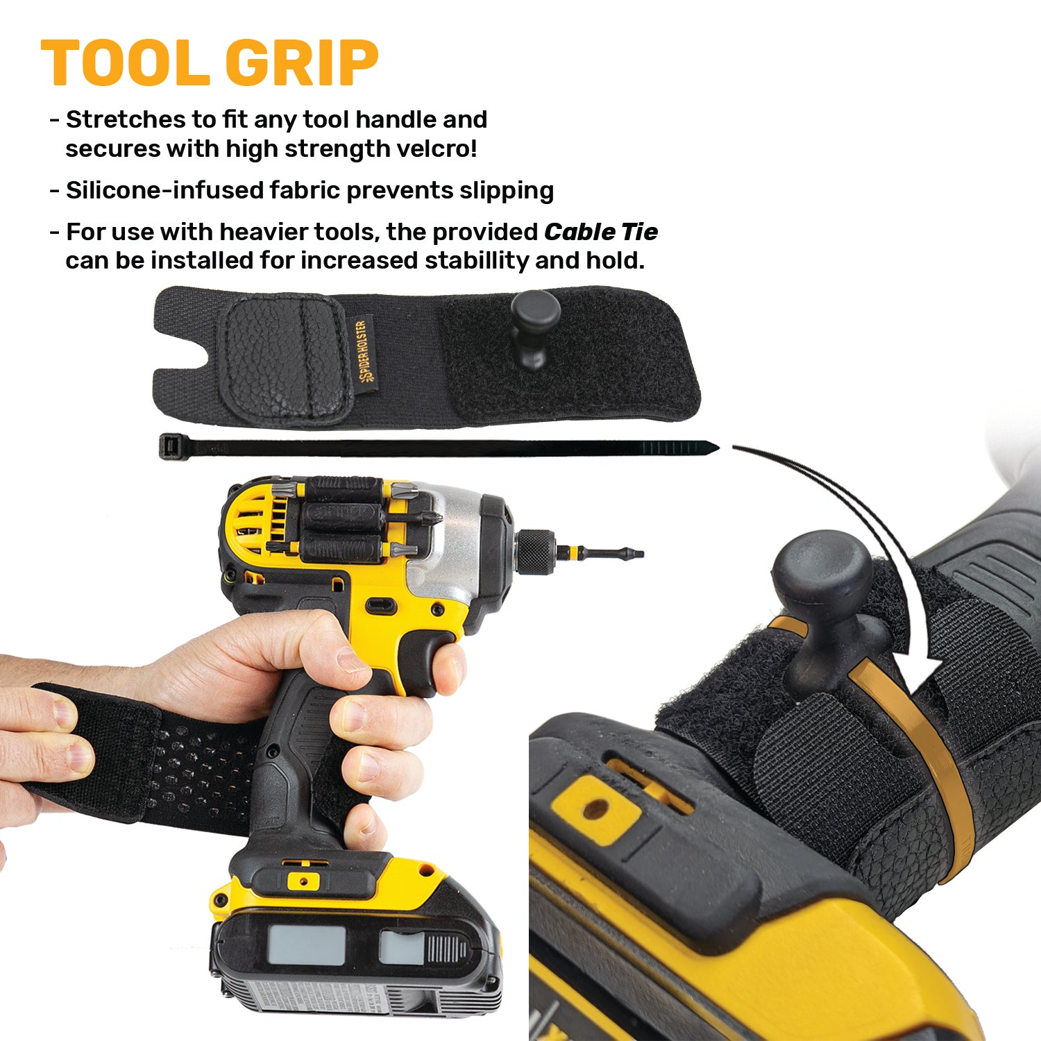 5510TH: Tool Grip - Elastic Attachment Strap