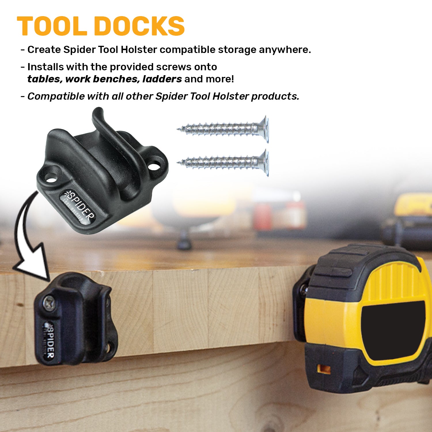 5042TH: Bundle - 2 Tool Docks + 2 Cable Straps