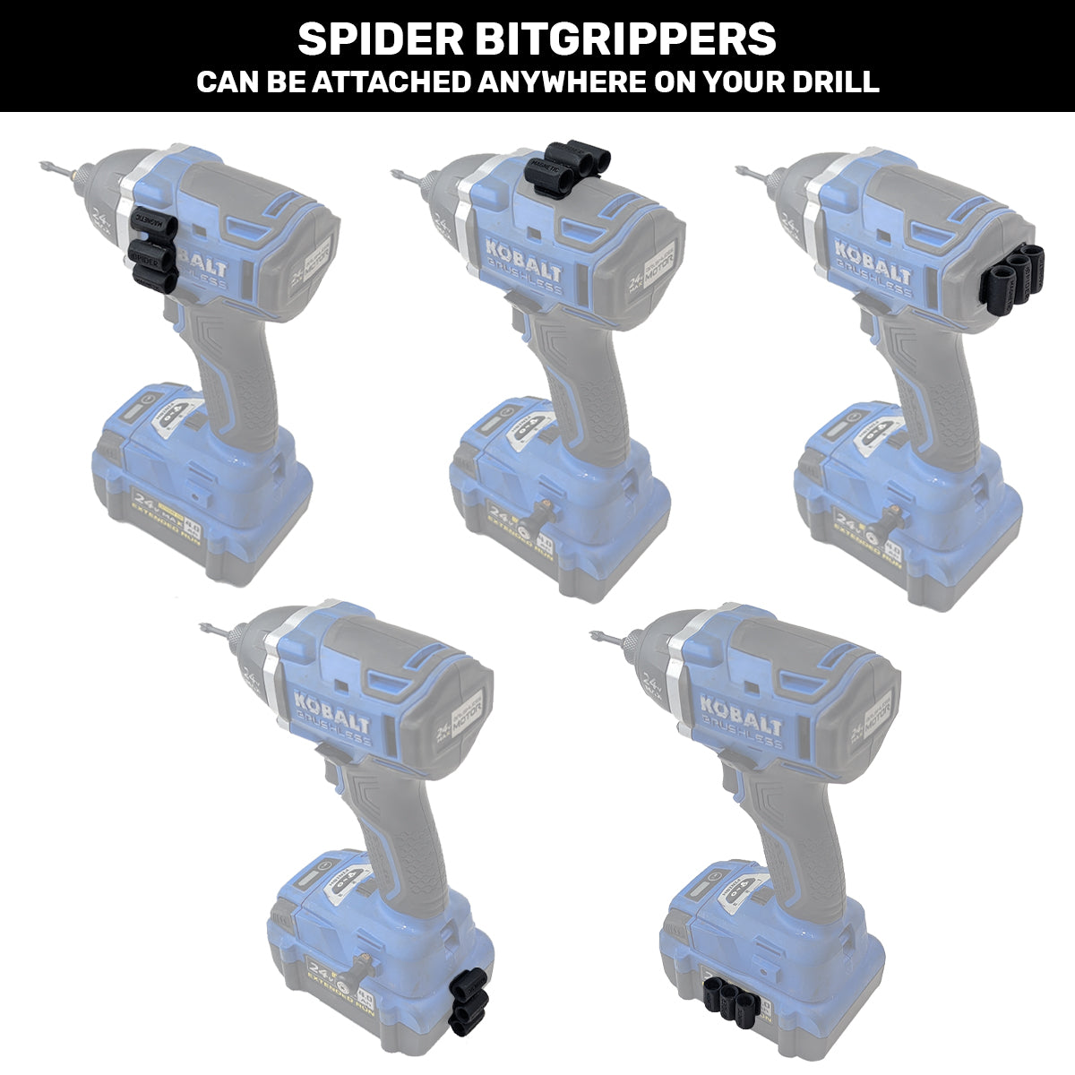 5120TH: BUNDLE - 2 BitGripper v2 + 2 Magnetic BitGripper