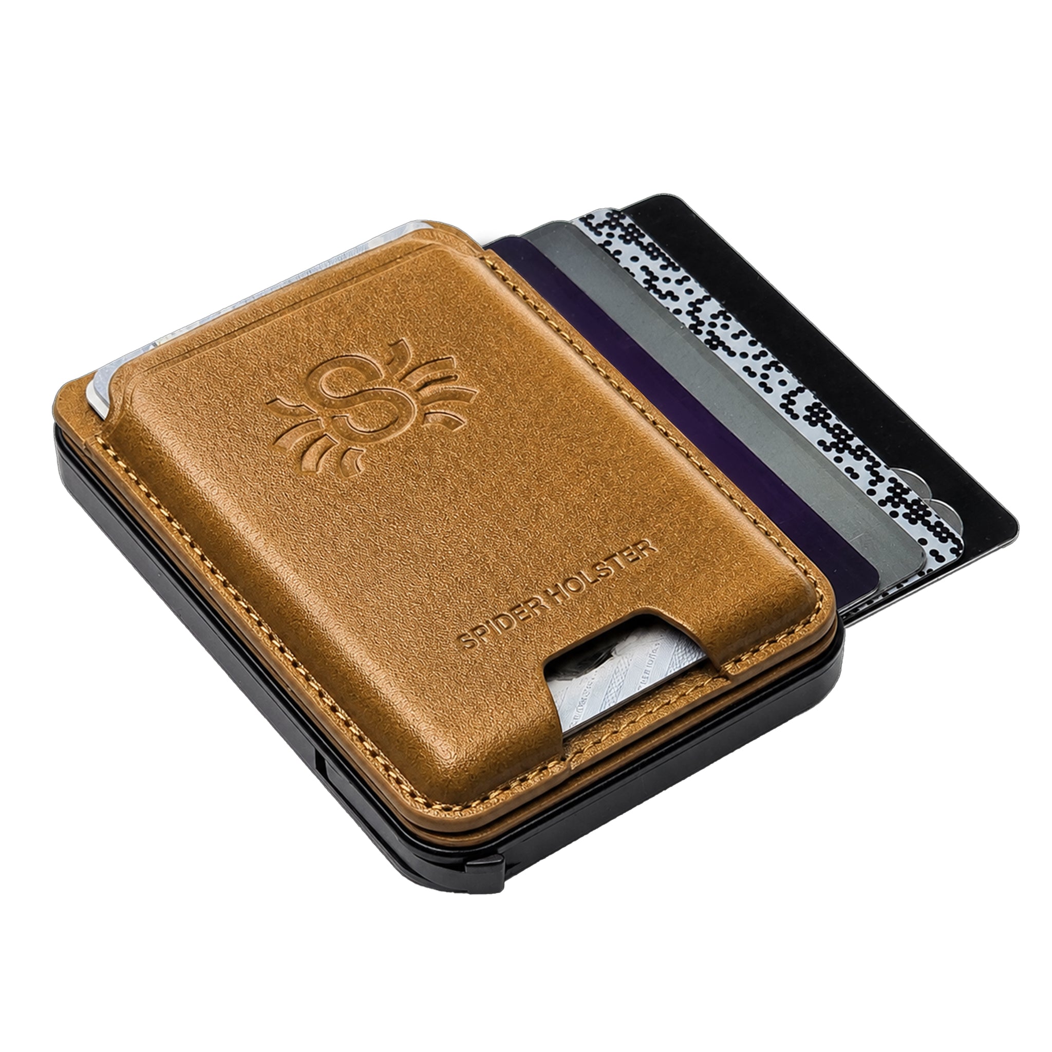 Spider Holster Leather Magnetic Wallet