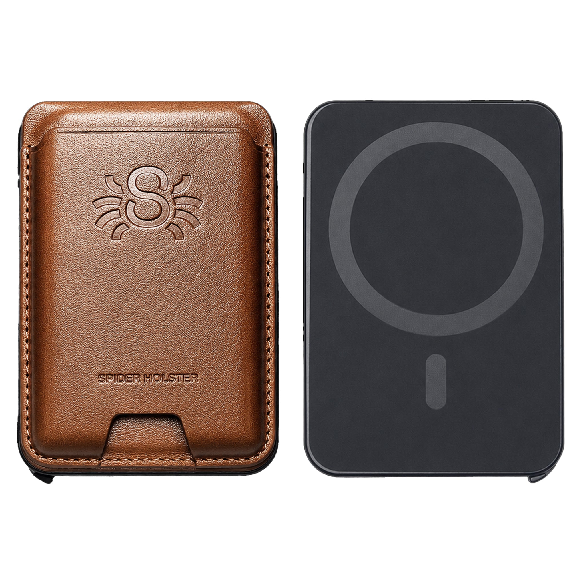 Spider Holster Leather Magnetic Wallet