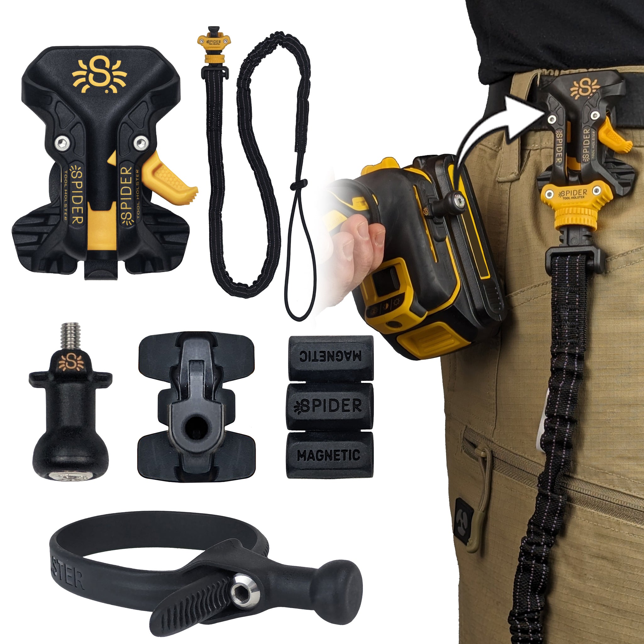 5110TH: Pro Tool Holster + Tether Bundle