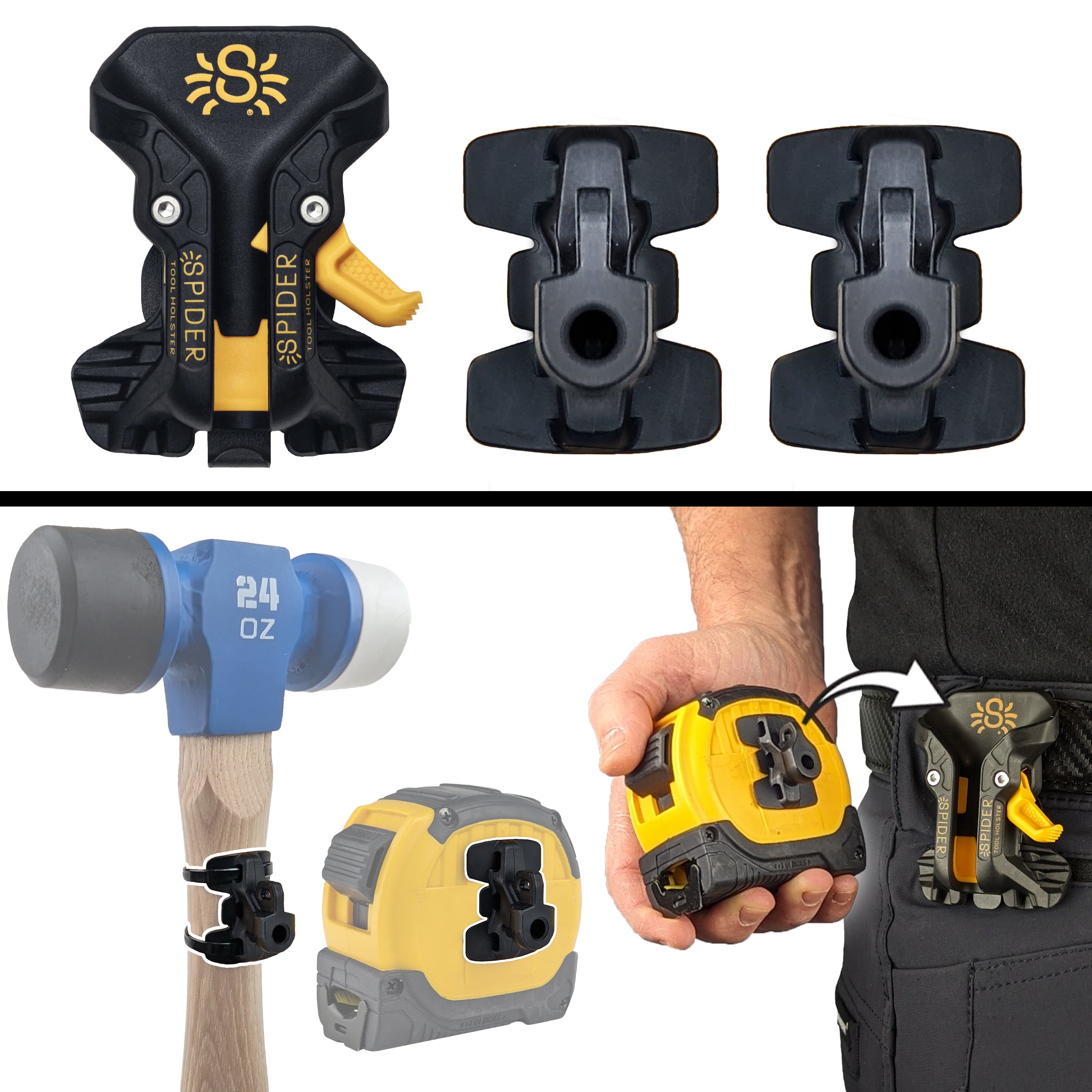 5160TH: Pro Tape Measure + Hammer Holster Kit