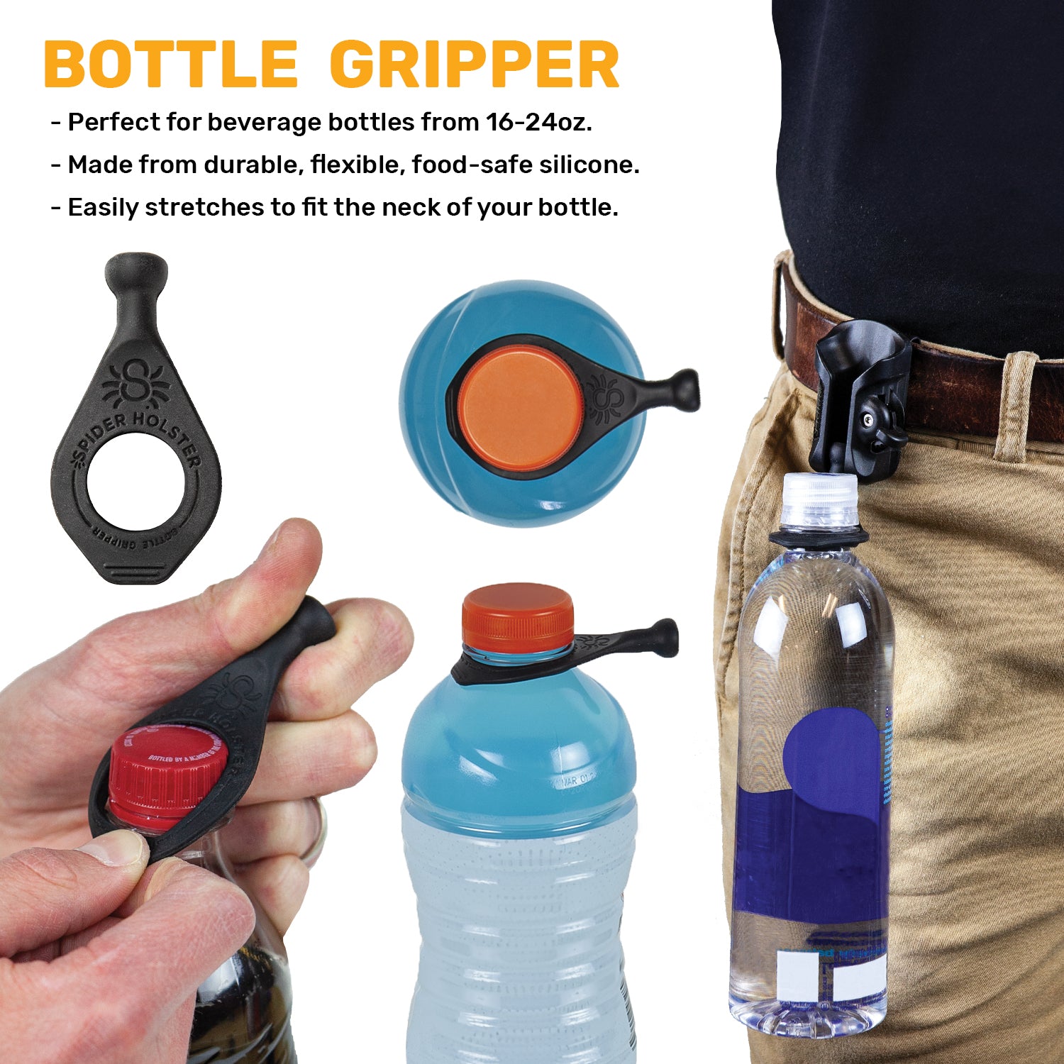 Water bottle clearance holder hiking