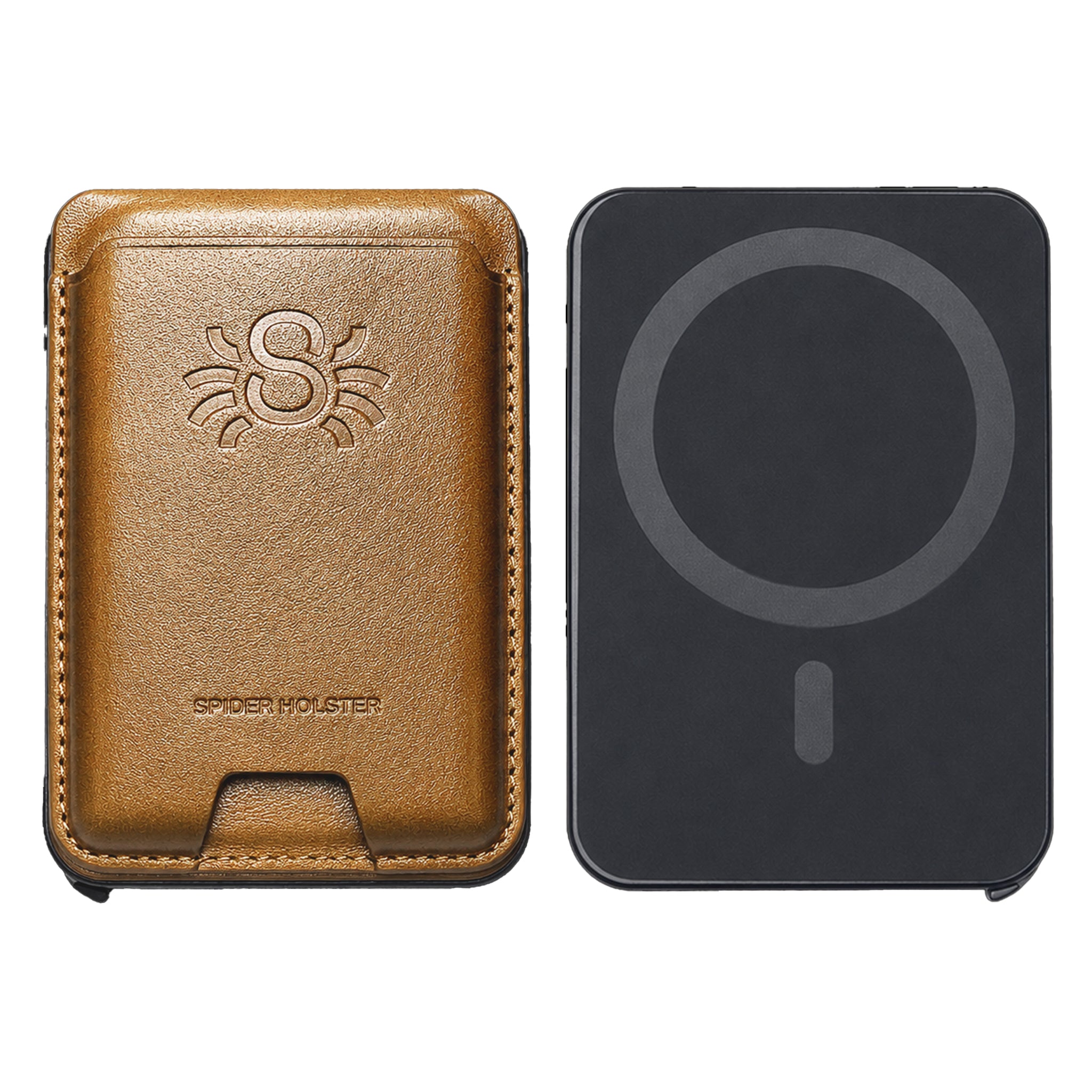 Spider Holster Leather Magnetic Wallet