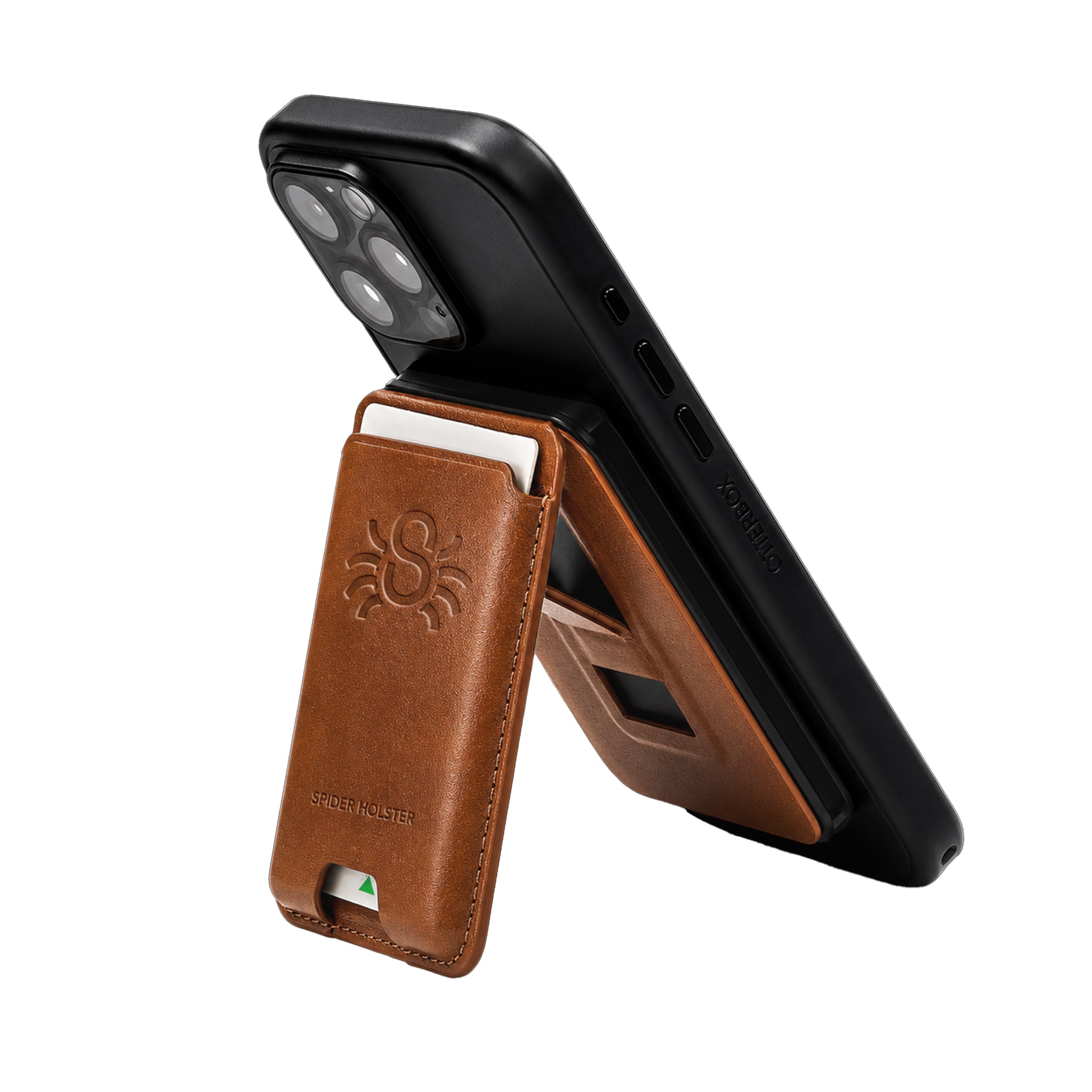Spider Holster Leather Magnetic Wallet