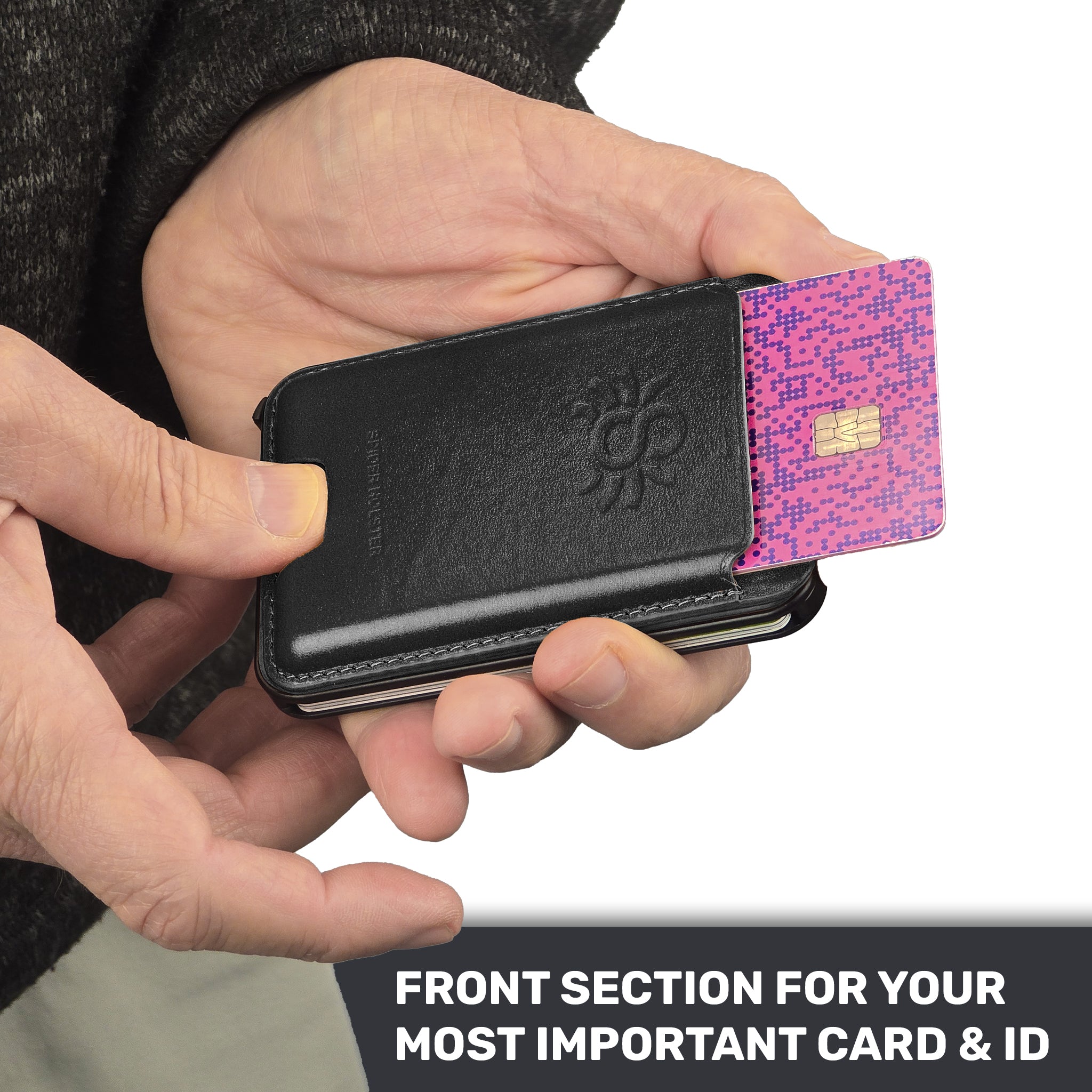 Spider Holster Leather Magnetic Wallet